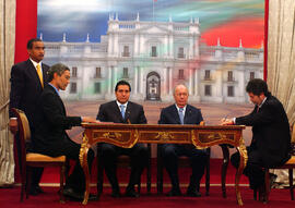 Reunión de Trabajo y Firma de Acuerdos entre Presidentes de Chile y Panamá