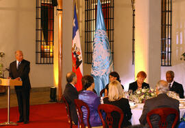 Visita del Secretario General de la ONU, Sr. Kofi Annan, cena en su honor