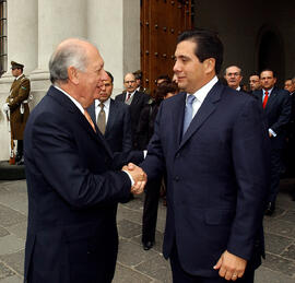 Primer Mandatario Ricardo Lagos con Presidente Electo de Panamá