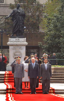 Visita Presidente de Ecuador Sr. Lucio Gutiérrez y Señora Ximena Bohórquez