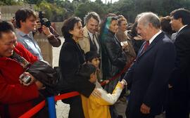 Ceremonia de Entrega de un Moai a la ciudad de Wellington