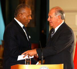 Reunión privada con Primer Ministro de Trinidad y Tobago