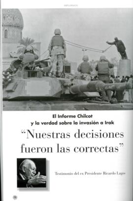 El informe Chilcot y la verdad sobre la invasión a Irak: Nuestras decisiones fueron las correctas...