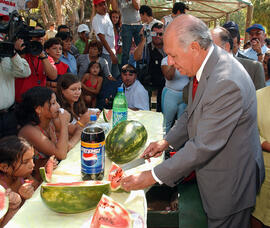 Presidente de la República Visita a Programa Vacaciones Entretenidas