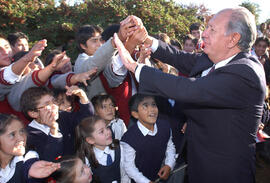 Inauguración de la Escuela F 805 Zaida Araneda Viguera, Los Alamos