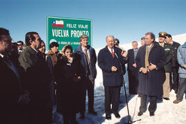 Inaugura camino internacional paso fronterizo Pino Hachado