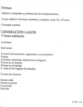 Recolección de Firmas y Medios de Campaña Presidencial de Ricardo Lagos