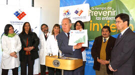 Presidente Lagos Recibe Balance Campaña De Invierno 2005