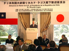 Visita de Trabajo a Japón, almuerzo con Empresarios