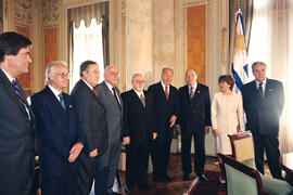 Reunión con el presidente de la Suprema Corte de Justicia uruguaya