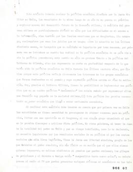 Artículo sobre Política Económica Diseñada por La Junta Militar