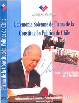 Ceremonia de Firma de la Constitución Política de Chile. Video