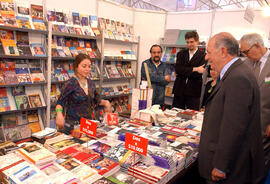 El Presidente Ricardo Lagos visita la Feria del Libro