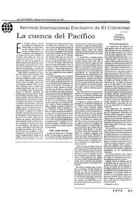 La Cuenca del Pacífico. Artículo