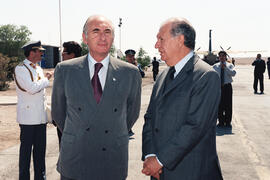 Encuentro de los Presidentes de Chile y Argentina con la Prensa