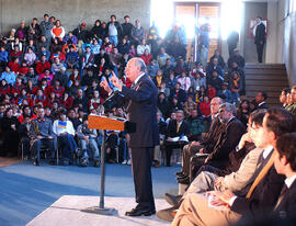 Inauguración Liceo Polivalente María Behety y Encuentro con Familias Chile Solidario