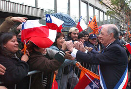 Llegada al Congreso Nacional