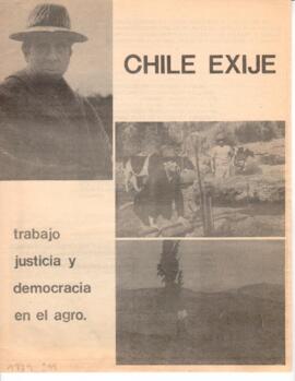 Chile Exige Justicia y Democracia en el Agro. Boletín del Partido Socialista