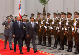 Visita Presidente de Ecuador Sr. Lucio Gutiérrez y Señora Ximena Bohórquez