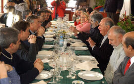 Almuerzo entre los Presidentes de Chile y Argentina