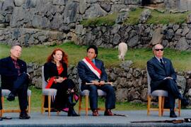 Presidente Ricardo Lagos visita Machu Picchu