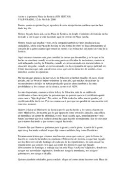 Asiste a la primera Plaza de Justicia (SIN EDITAR)
