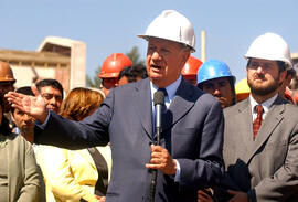 Presidente de la República en Visita Inspectiva a las Obras de Construcción del Conjunto Habitaci...