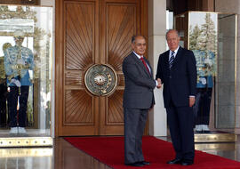 Bienvenida oficial al Presidente Ricardo Lagos en Turquía