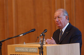 Entrega Grado de Doctor Honoris Causa por Universidad de Leipzig al Presidente Lagos