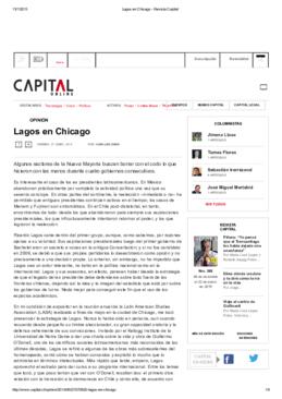 Lagos en Chicago. Columna