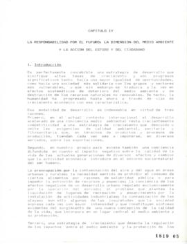 La Responsabilidad por el Futuro La Dimensión del Medio Ambiente y la Acción del Estado y del Ciu...