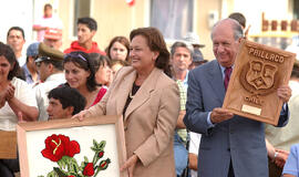 Inauguración de 140 viviendas sociales de la Villa Los Ediles y Villa Los Alcaldes, Paillaco