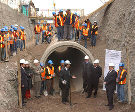 Visita a Obras de Construcción de Colector SAB