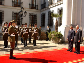 Honores a Los Presidentes de Chile y Brasil