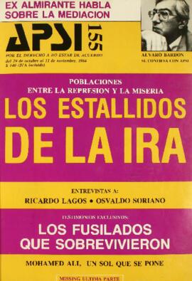 En este régimen, la libertad se gana con movilización no con negociación. Entrevista a Ricardo Lagos