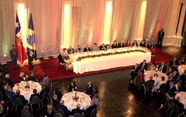 Cena en honor del Presidente de Brasil don Fernando Henrique Cardoso