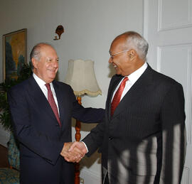 Reunión con Presidente de Trinidad y Tobago