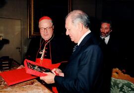 Diálogo del Presidente Ricardo Lagos con el Cardenal Angelo Sodano