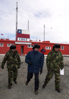 Inauguración de las obras de remodelación de la Base Antártica, Bernardo O"Higgins