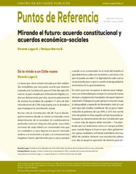 Mirando al futuro: acuerdo constitucional y acuerdo económico social