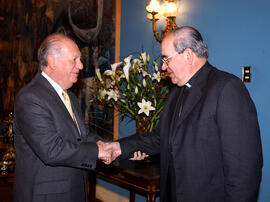 Presidente Lagos se Reúne con Integrantes de la Conferencia Episcopal De Chile