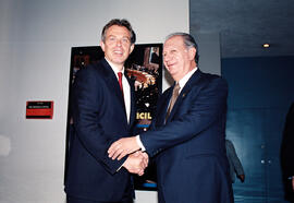 Reunión bilateral con el Primer Ministro inglés, Tony Blair