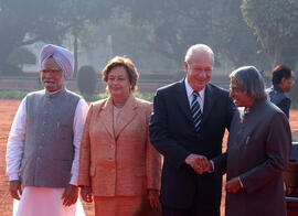 Ceremonia Oficial de Bienvenida a República de la India