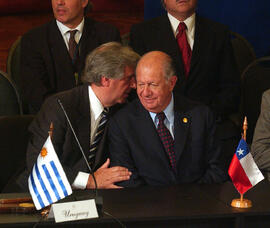 Firma de Convenios entre Chile y Bolivia