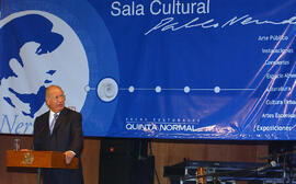 Inauguración de Salas Culturales Pablo Neruda