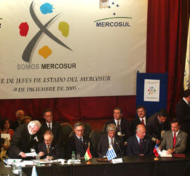 Firma de Convenios entre Chile y Bolivia