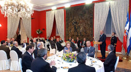 Cena en Honor del Presidente de Honduras