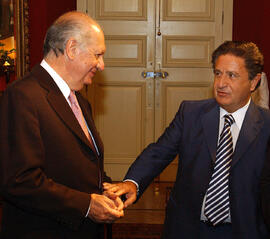 Presidente Lagos Cena con Eduardo Duhalde