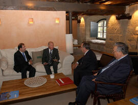 Almuerzo con autoridades de la Universidad de Salamanca