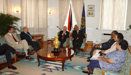 Reunión con Presidente de Trinidad y Tobago